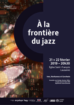 Affiche de l'évènement Groupe vocal et Chœur HEP – À la frontière du jazz