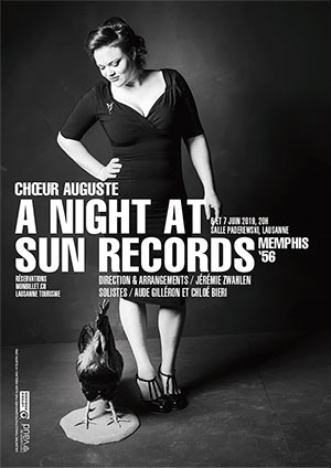 Affiche de l'évènement Choeur Auguste – A night at sun records - Memphis '56