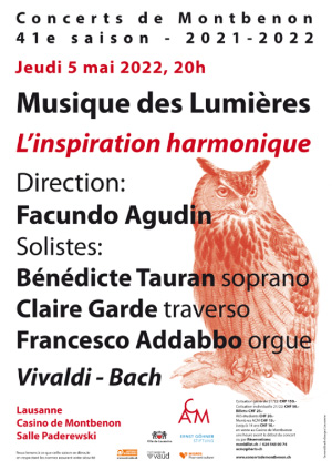 Affiche de l'évènement 41e saison des Concerts de Montbenon – Facundo Agudin – Musique des Lumières
