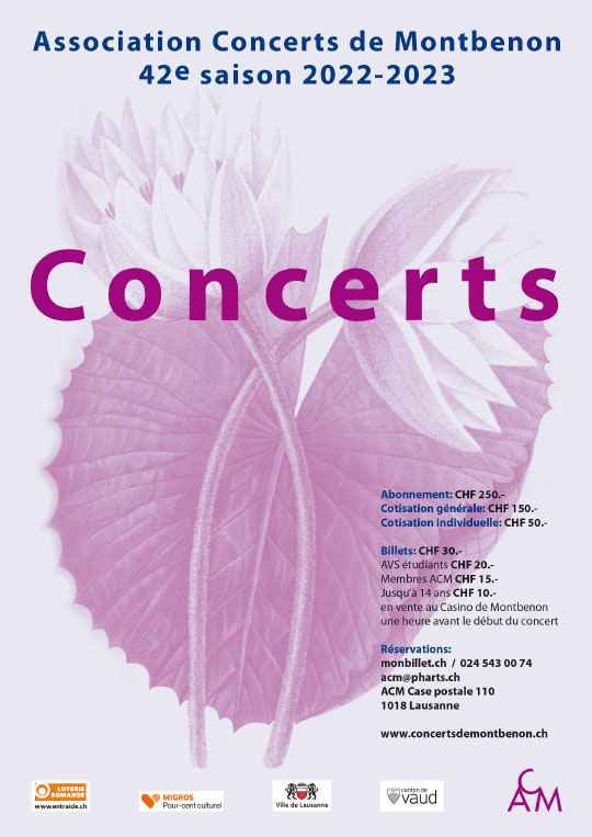 Affiche de l'évènement 42e saison des Concerts de Montbenon – Orchestre Musique des Lumières – The Brodsky Album