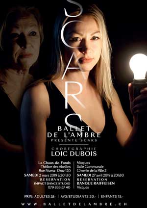 Affiche de l'évènement Le Ballet de l’Ambre – Scars