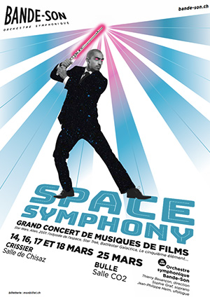 Affiche de l'évènement Orchestre symphonique Bande-Son – Space Symphony
