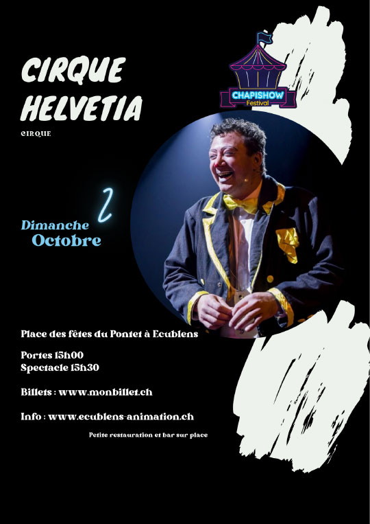 Affiche de l'évènement ChapiShow Festival – Cirque Helvetia