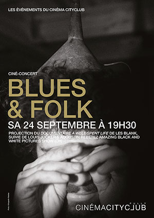 Affiche de l'évènement Ciné-concert – Blues & Folk
