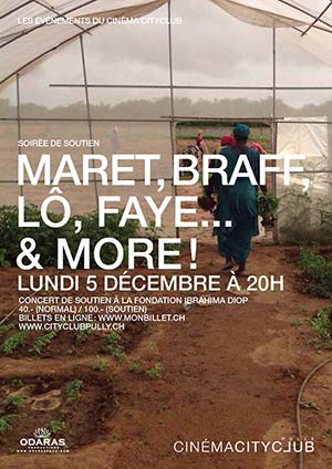 Affiche de l'évènement Soirée de soutien – Maret, Braff, Lô, Faye & More!