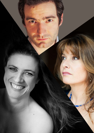 Affiche de l'évènement Avec Jocelyne Lucas, Céline Mata, Samuel Liégeon – Les plus beaux Ave Maria, par le Trio Amavoce