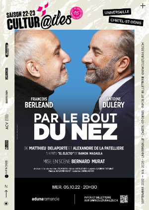Affiche de l'évènement Les Cultur@iles, théâtre – Par le bout du nez