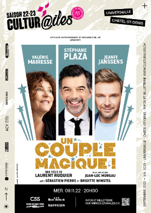 Affiche de l'évènement Les Cultur@iles, théâtre – Un couple magique