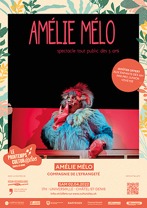 Affiche de l'évènement Les Cultur@iles - Théâtre – Amélie Mélo