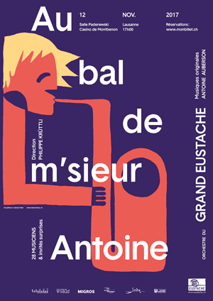 Affiche de l'évènement Orchestre du Grand Eustache – Au bal de M'sieur Antoine