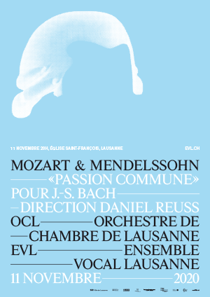Affiche de l'évènement Ensemble Vocal de Lausanne – Mozart & Mendelssohn: Passion commune