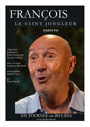 Affiche de l'évènement Conte irrévérencieux – François, le Saint Jongleur