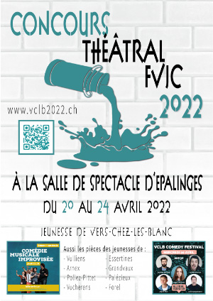 Affiche de l'évènement Fédération vaudoise des Jeunesses campagnardes – Concours théâtral 2022