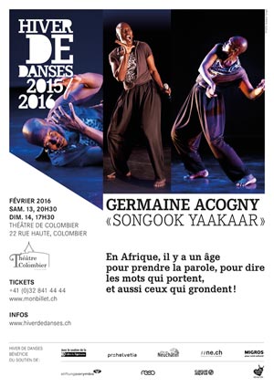 Affiche de l'évènement Germaine Acogny – Songook Yaakar