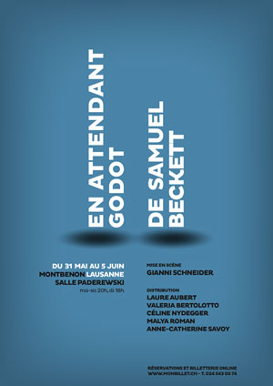 Affiche de l'évènement Cie Gianni Schneider – En attendant Godot de Samuel Beckett