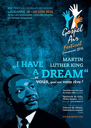 Affiche de l'évènement Spectacle de gala – Gospel Air 2016