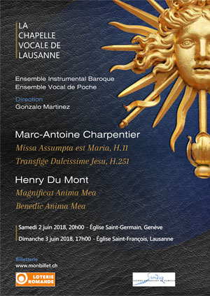 Affiche de l'évènement La Chapelle Vocale de Lausanne – Le Grand Siècle à Versailles