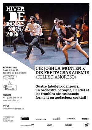 Affiche de l'évènement Hiver de Danses – Delirio Amoroso