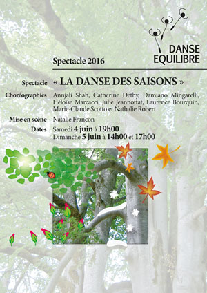 Affiche de l'évènement Danse Equilibre – La Danse des Saisons