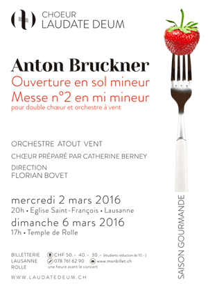 Affiche de l'évènement Laudate Deum – Anton Bruckner