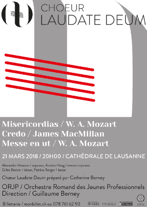 Affiche de l'évènement Laudate Deum – Mozart & MacMillan