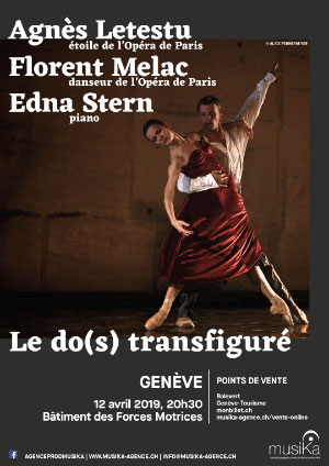 Affiche de l'évènement Le do(s) transfiguré – Agnès Letestu, Florent Melac, Edna Stern