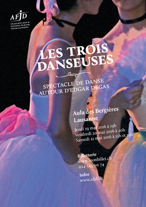 Affiche de l'évènement Spectacle de danse – Les Trois Danseuses