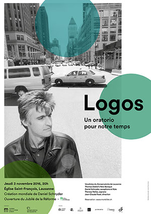 Affiche de l'évènement Une création mondiale de Daniel Schnyder – Logos, un oratorio pour notre temps