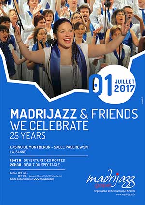 Affiche de l'évènement Madrijazz & Friends – WE CELEBRATE - 25 Years
