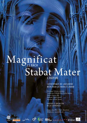 Affiche de l'évènement Chœur de la Cathédrale – Bach, Magnificat & Haydn, Stabat Mater