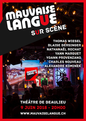 Affiche de l'évènement Humour – Mauvaise Langue sur Scène