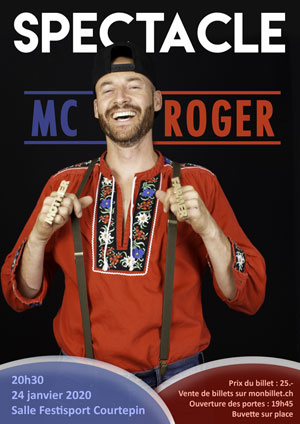 Affiche de l'évènement One Man Show – MC-ROGER