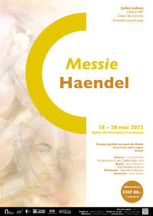 Affiche de l'évènement Chœurs HEP, Ensemble vocal Arpège – Le Messie de Haendel