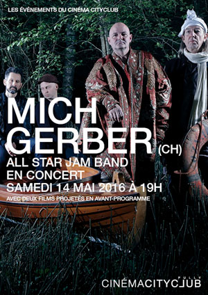 Affiche de l'évènement Soirée film et concert – Mich Gerber