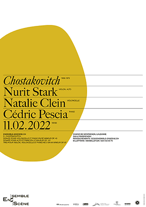 Affiche de l'évènement Ensemble enScène – Chostakovitch | Musique de chambre