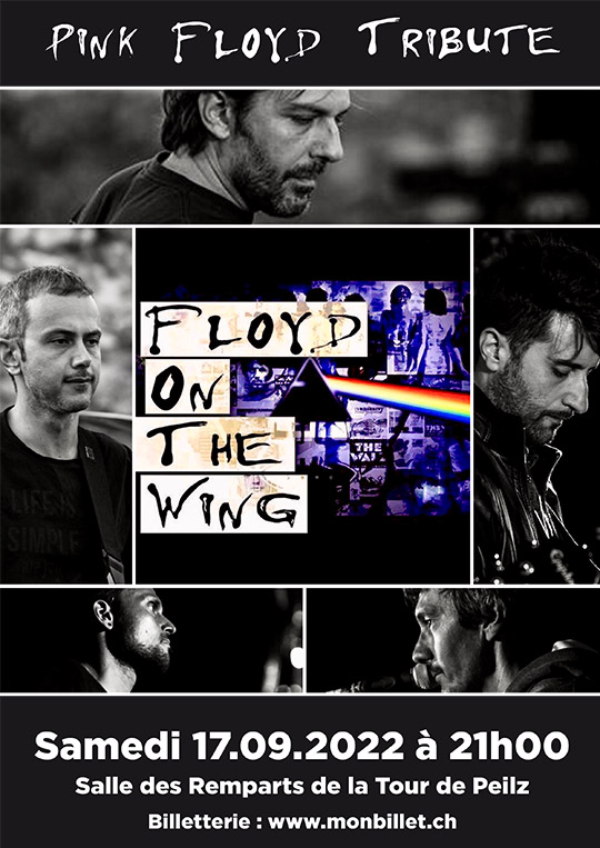 Affiche de l'évènement Pink Floyd Tribute présente – Floyd On The Wing