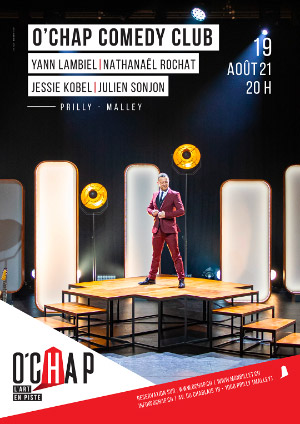 Affiche de l'évènement Programmation O’Chap: soirée stand up – O’Chap Comedy Club
