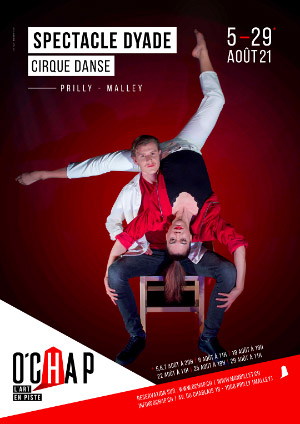 Affiche de l'évènement Programmation O’Chap: cirque et danse – Dyade