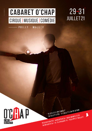 Affiche de l'évènement Programmation O’Chap: cirque et danse – Cabaret O'Chap – spectacle d'inauguration