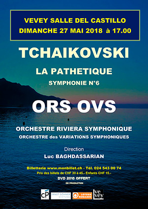 Affiche de l'évènement ORS & OVS – Tchaïkovski, La Pathétique