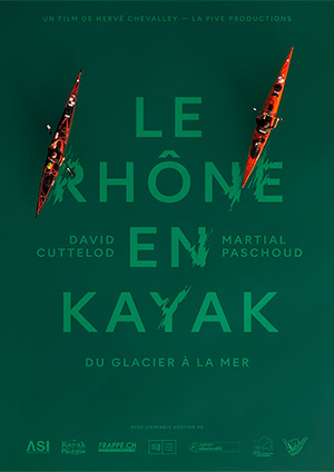 Affiche de l'évènement Documentaire, conférence – Le Rhône en kayak – Du glacier à la mer