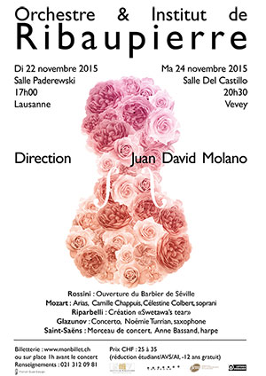 Affiche de l'évènement Orchestre et Institut de Ribaupierre – Centenaire de l'Institut de Ribaupierre