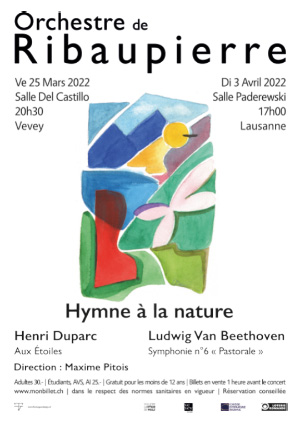 Affiche de l'évènement Concert de l’Orchestre de Ribaupierre – Hymne à la nature