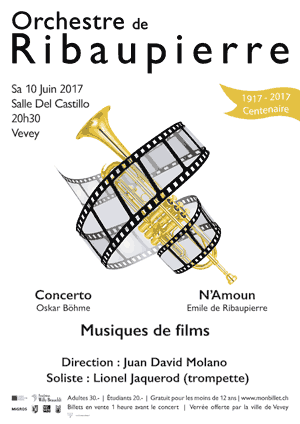 Affiche de l'évènement Orchestre de Ribaupierre – Musiques de films