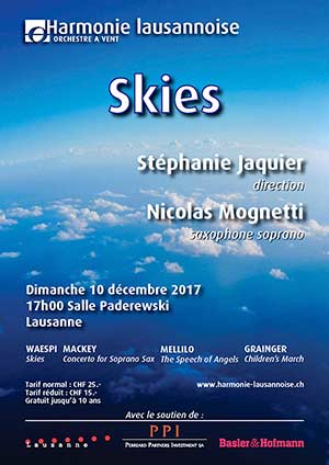 Affiche de l'évènement Harmonie Lausannoise – Skies