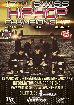 Affiche de l'évènement Compétition internationale – Swiss Hip Hop Championship