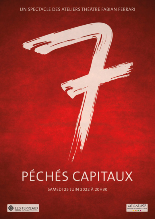 Affiche de l'évènement Ateliers Théâtre Fabian Ferrari – Les 7 péchés capitaux