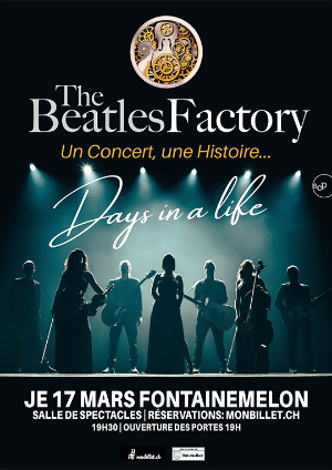 Affiche de l'évènement ACP présente – The Beatles Factory – Days in a Life