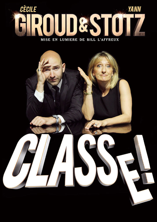 Affiche de l'évènement Humour et music-hall – Cécile Giroud et Yann Stotz – Classe