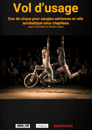 Affiche de l'évènement Cirque acrobatique avec Jean Charmillot et Jérôme Galan – Vol d'usage